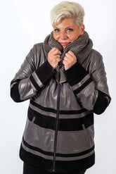 Women's leather coat Karina